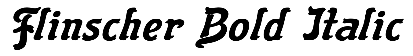 Flinscher Bold Italic